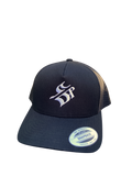 Casquette trucker retro noire