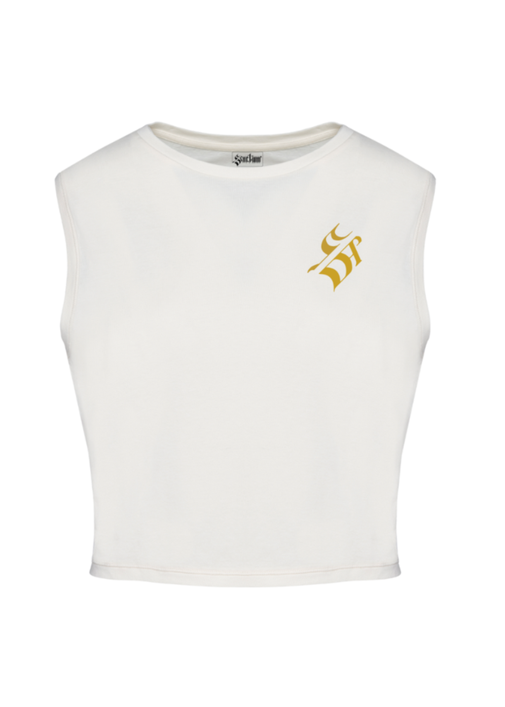 Core - T-shirt Crop sans manches pour Femme