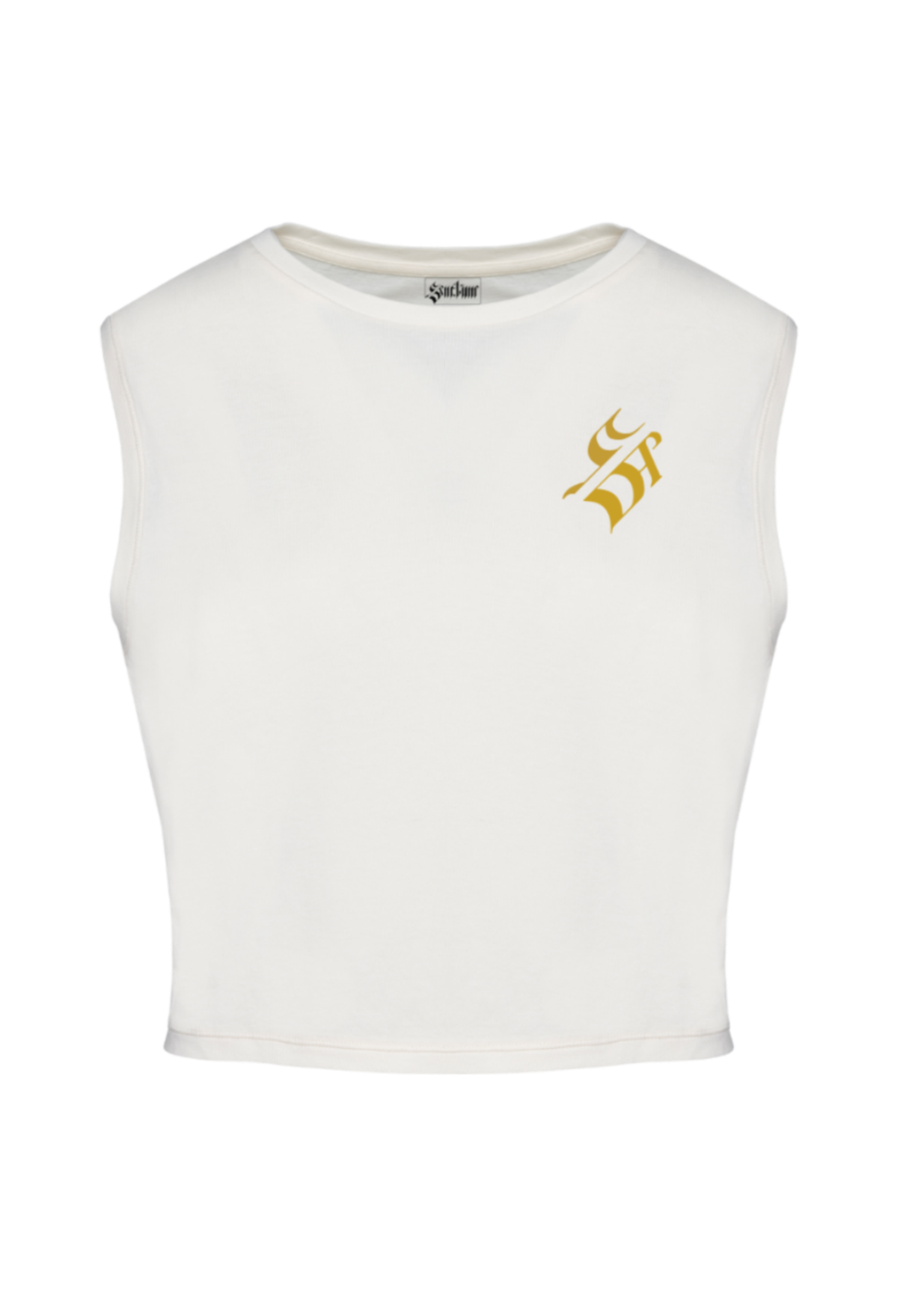 Core - T-shirt Crop sans manches pour Femme