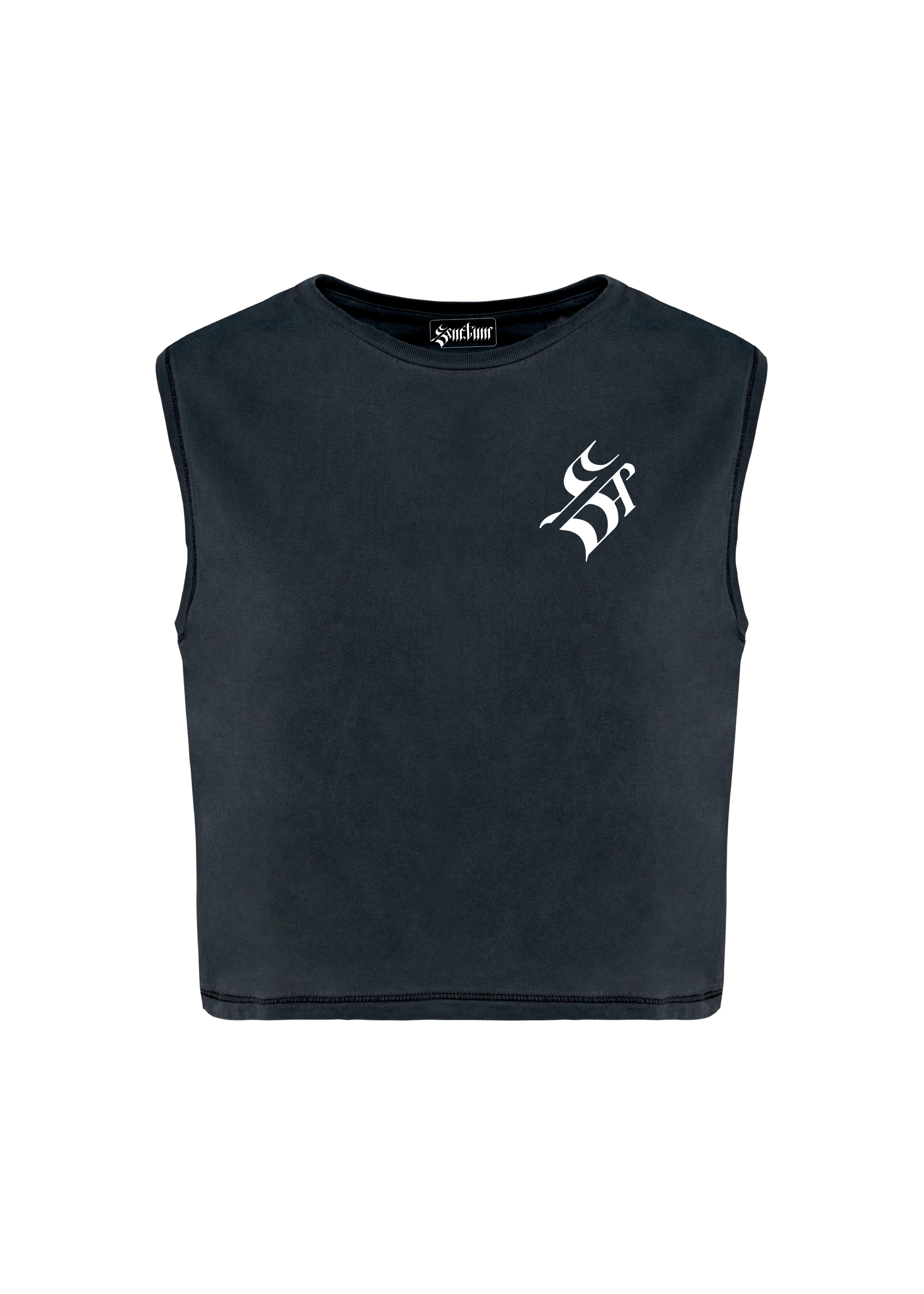 Core - T-shirt Crop sans manches pour Femme